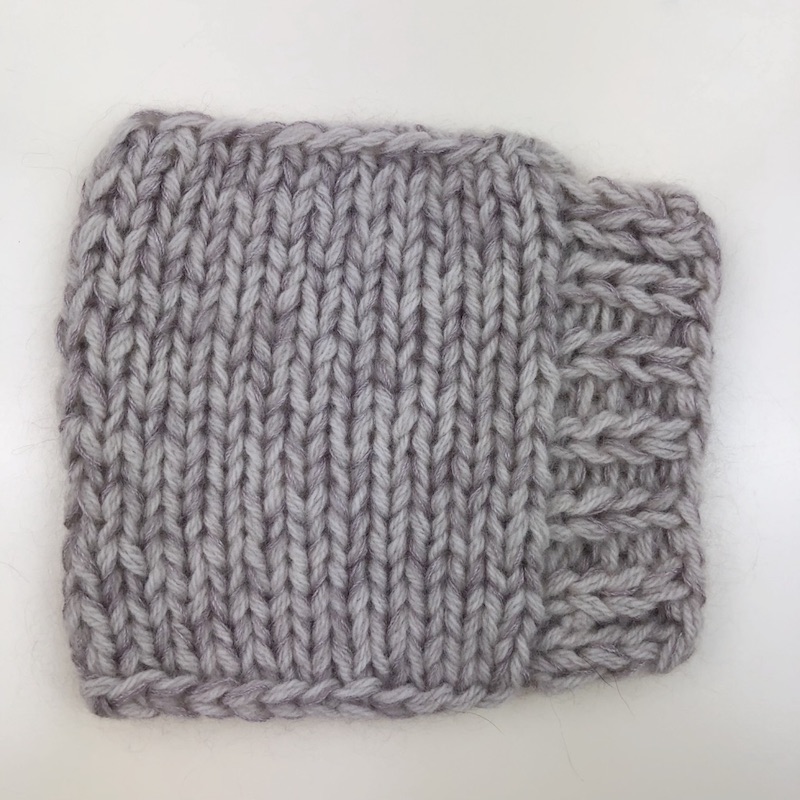 Meliert Stricken mit Lamana Como und Premia - beige