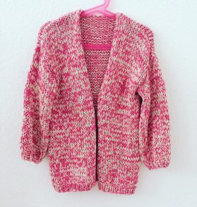 Strickjacke, Mädchen, Bernadette Cardigan, Sommer, We are Knitters