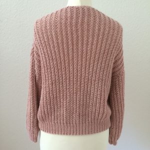 LOTILDA Anleitung kurze Strickjacke im Halbpatent