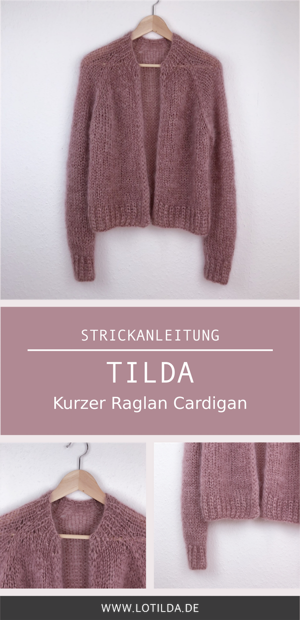 Pinterest - TILDA Kurzer Raglan Cardigan